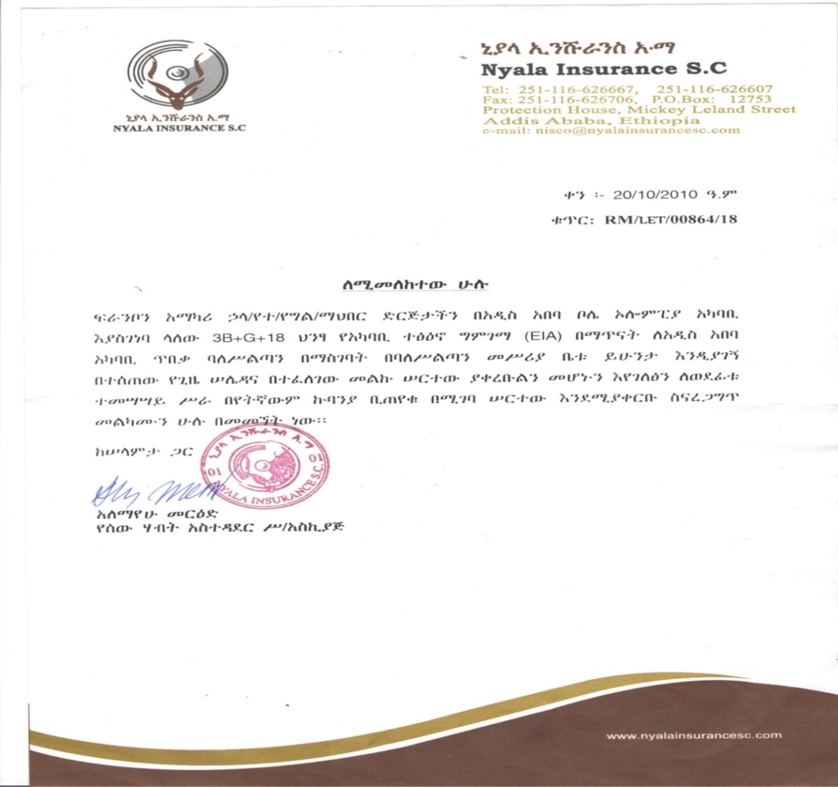 Nyala Insurance Asset Review