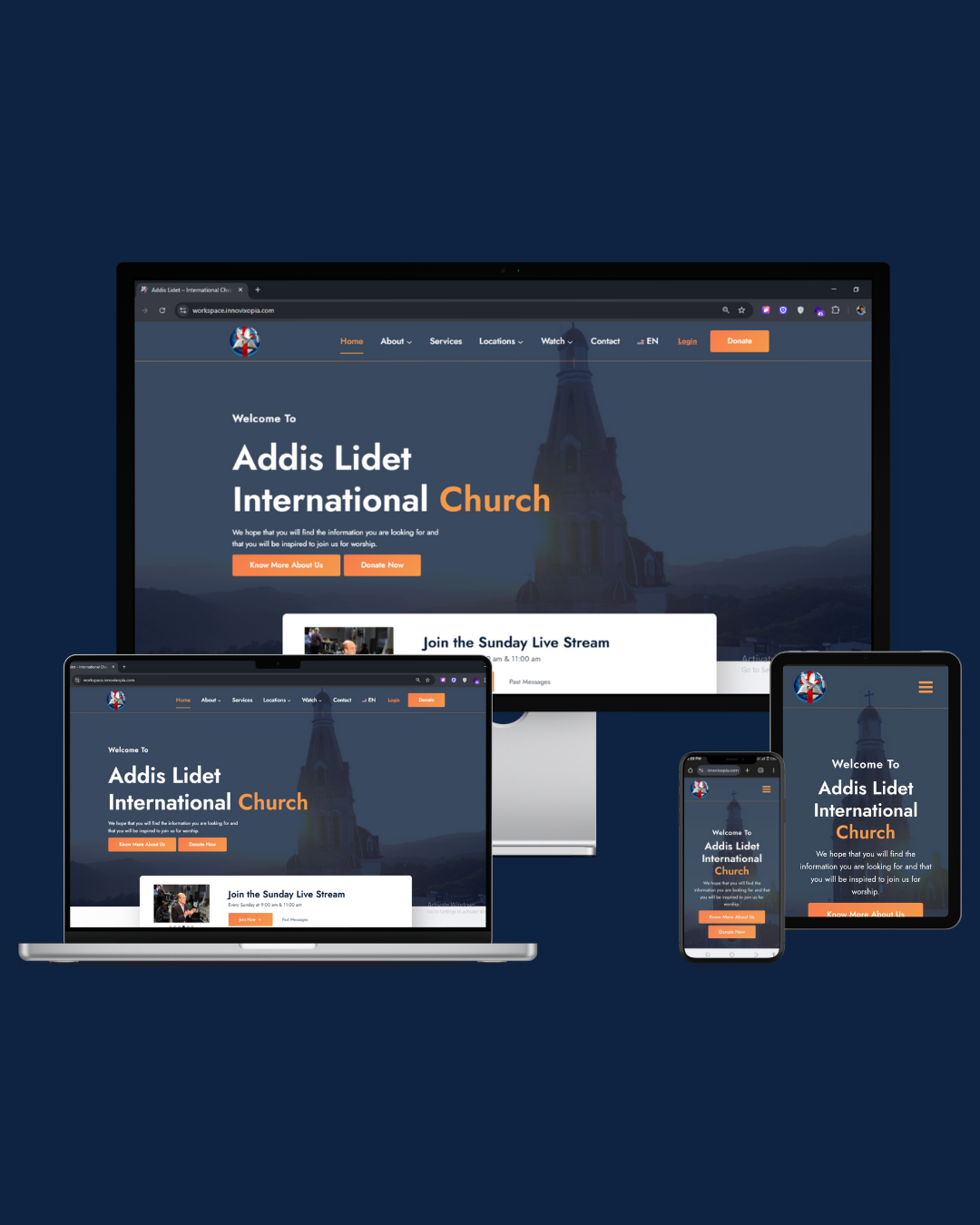 Addis Lidet Church Website